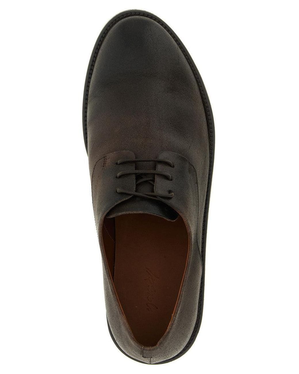 Marsèll Brown Solid Lace Up Shoes for men