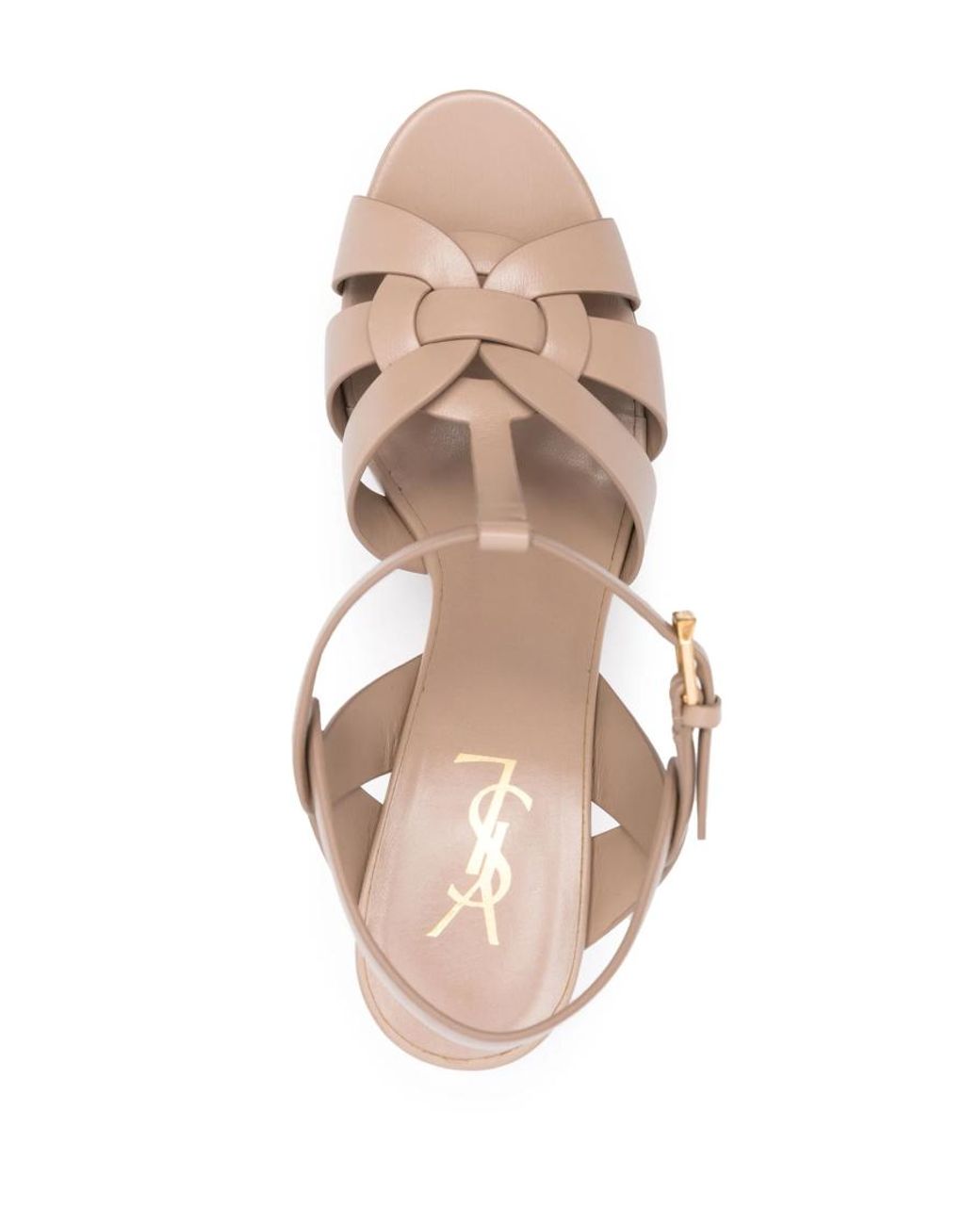Saint Laurent Pink Tribute Leather Heels
