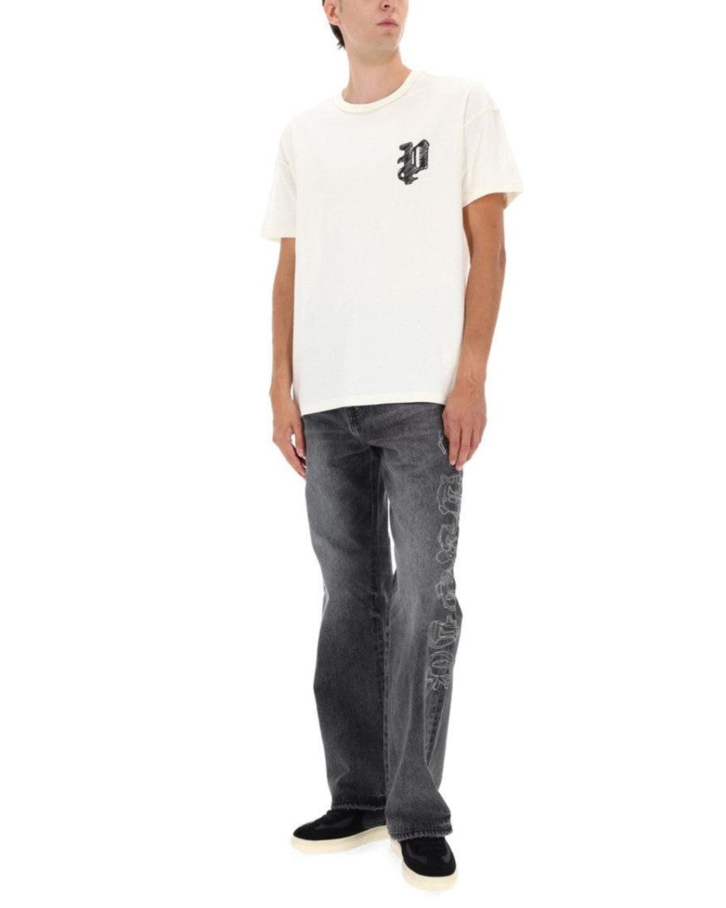 Purple Brand Gray Mid Rise Jeans for men