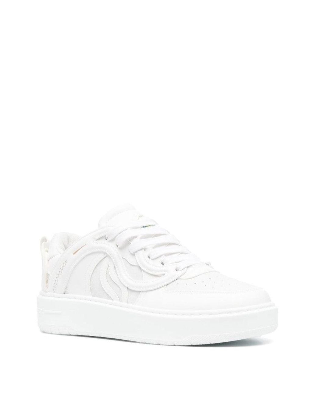Stella McCartney White Cupsole Low-top Sneakers