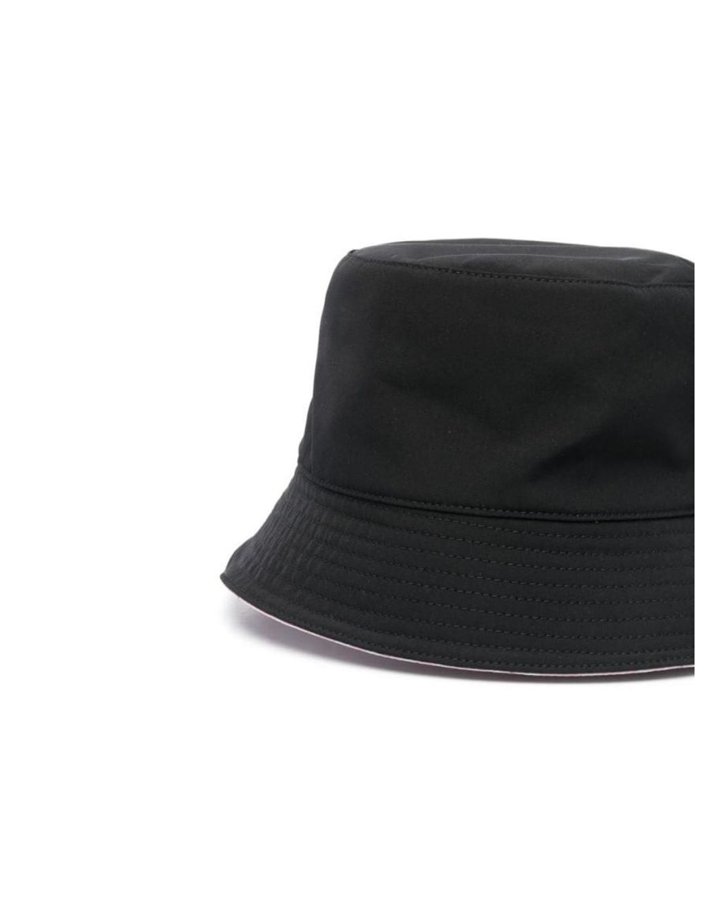 McQueen Black Logo Bucket Hat for men