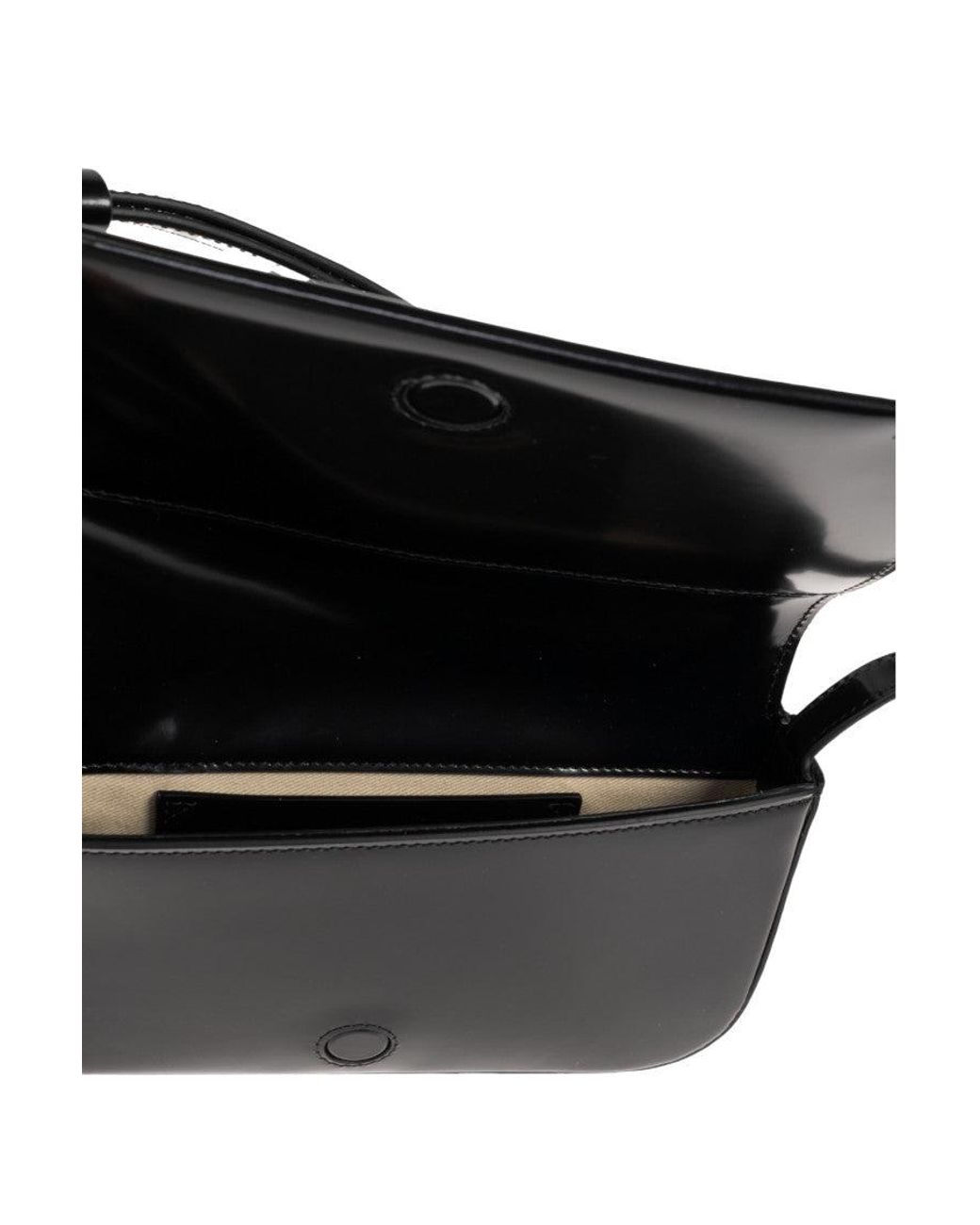 Jacquemus Black Shoulder Bag 'Curvo' for men