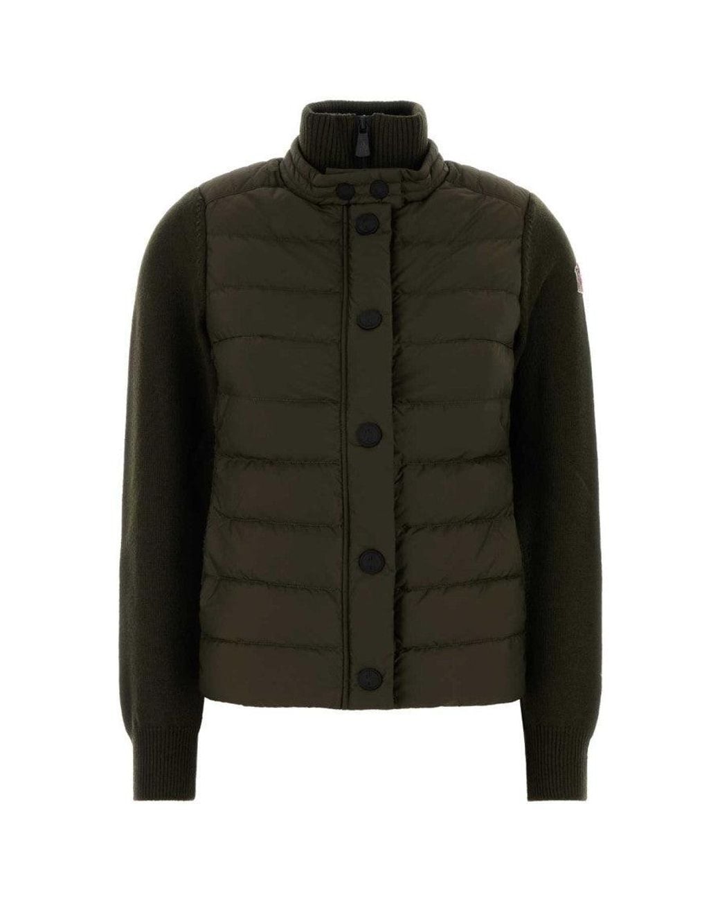 Moncler Black Dark Mock Collar Jacket