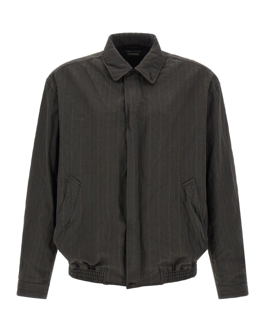 Comme des Garçons Black Striped Jacket for men