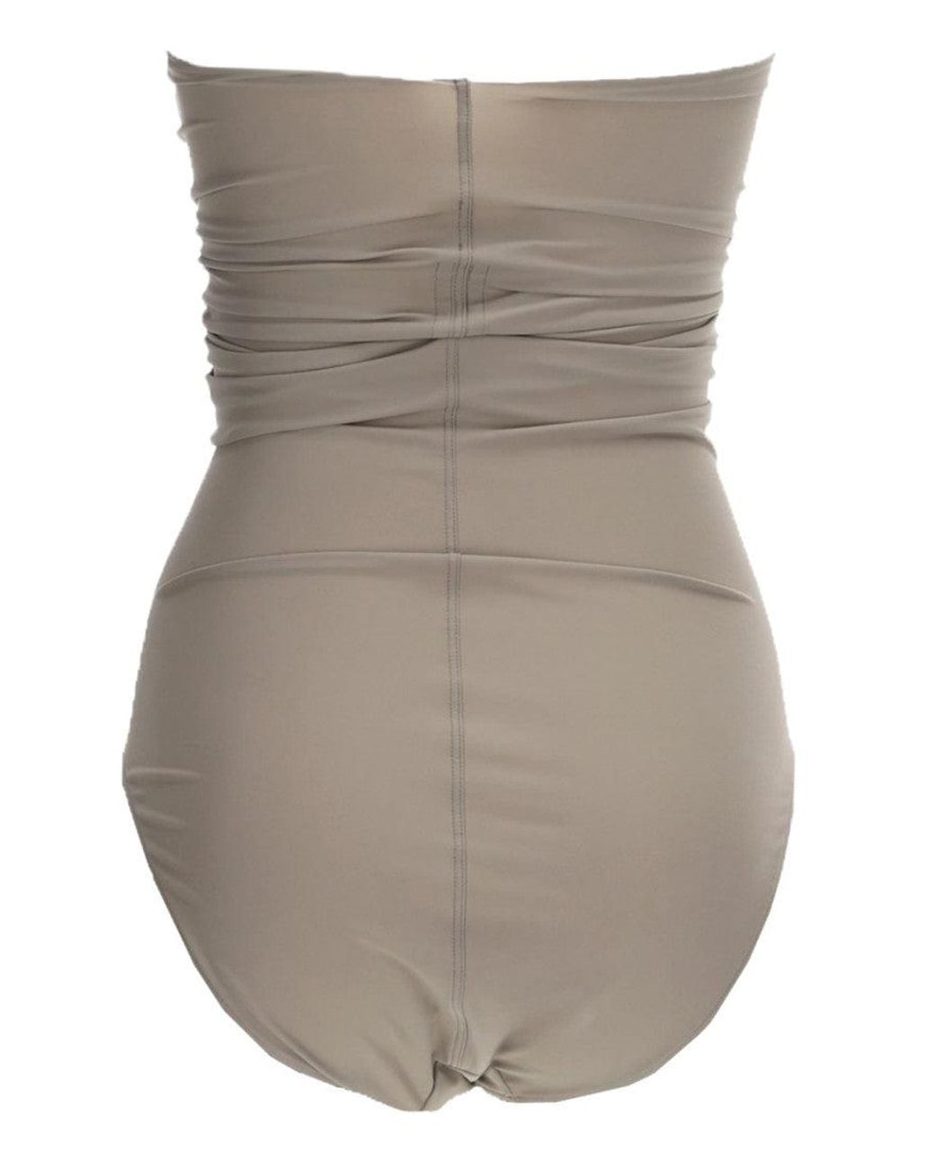 Rick Owens Gray Solid Swimwear
