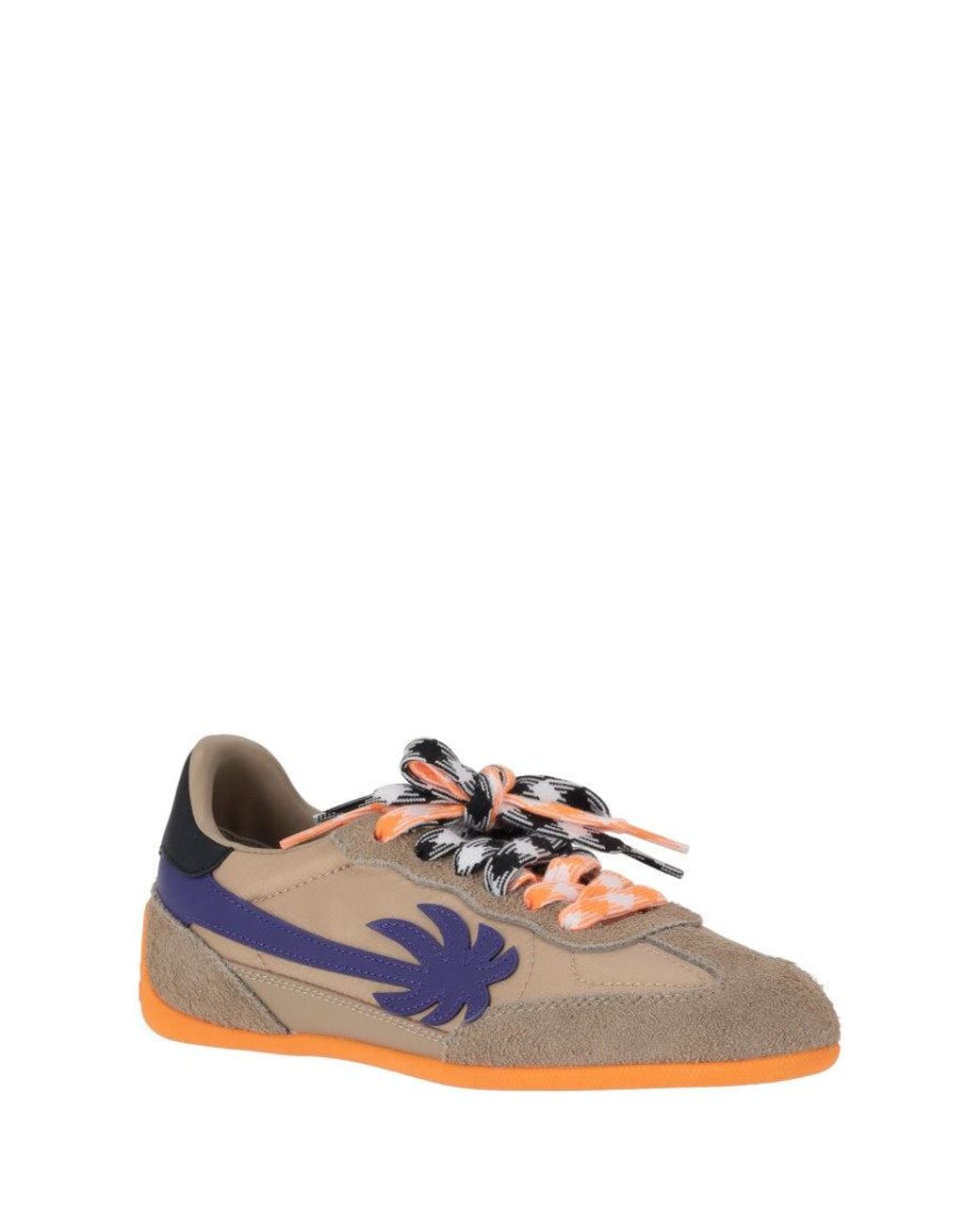Palm Angels Blue Lace Up Sneakers
