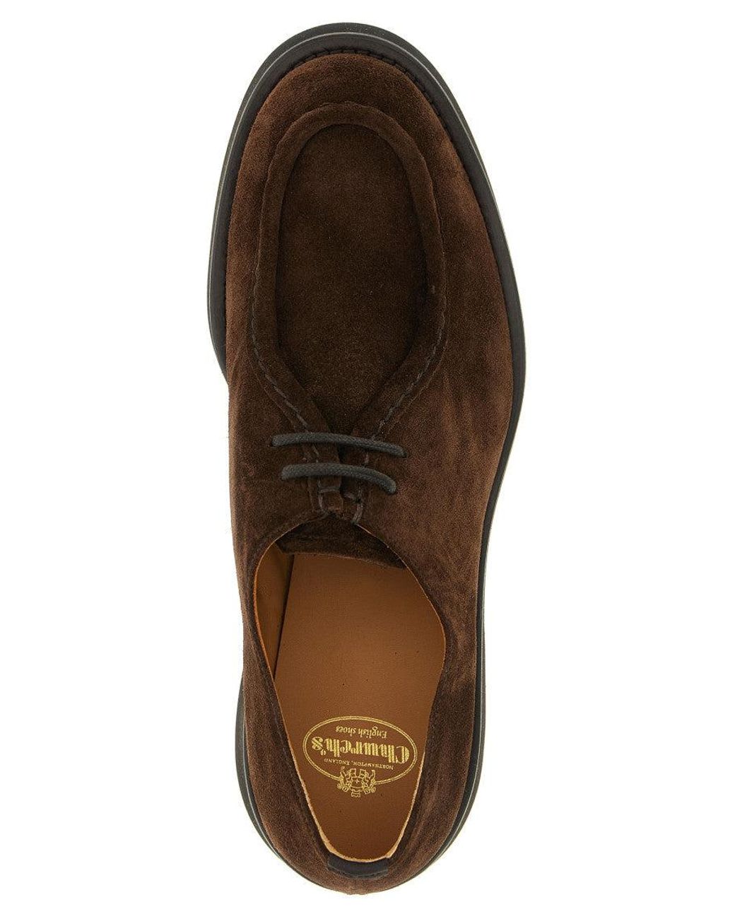 Church's Brown Suede Lace Up Shoes