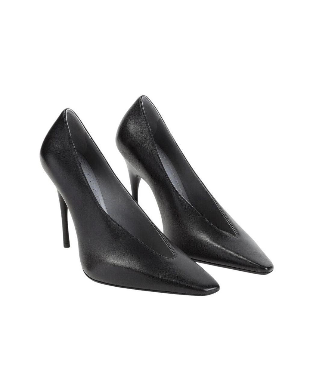 Balenciaga Black Solid Pumps