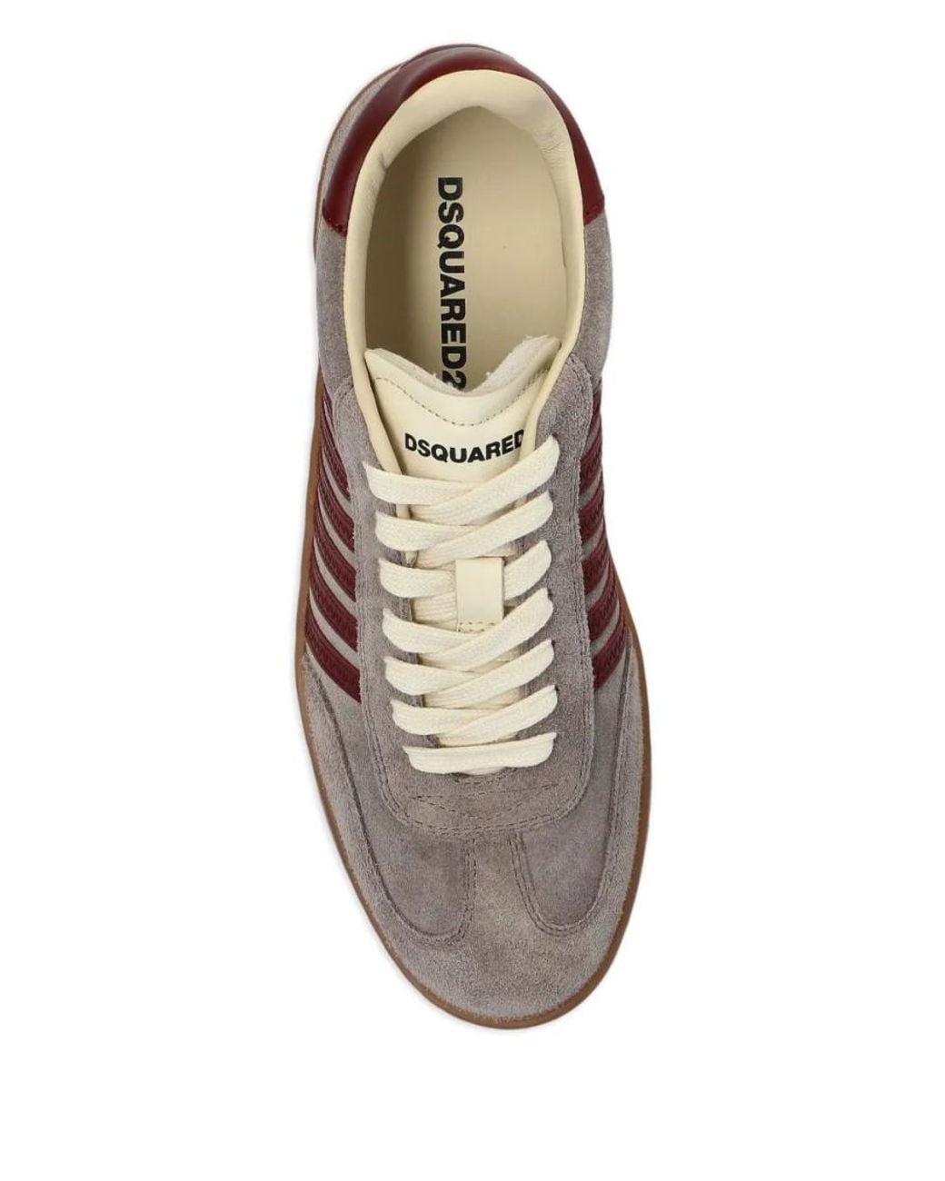 DSquared² Brown Lace Up Sneakers