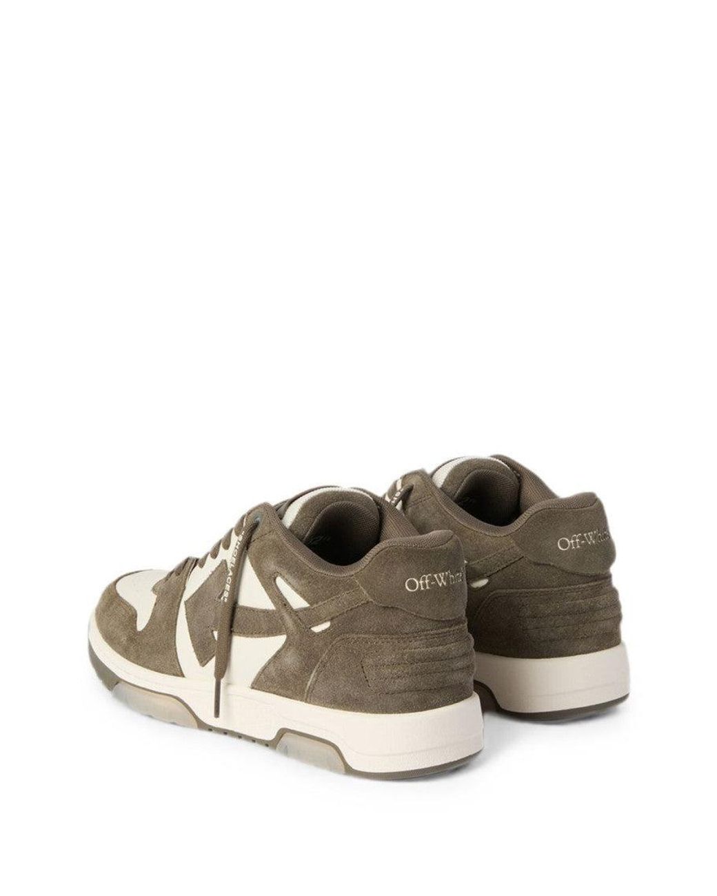Off-White c/o Virgil Abloh Brown Color-Block Sneakers for men