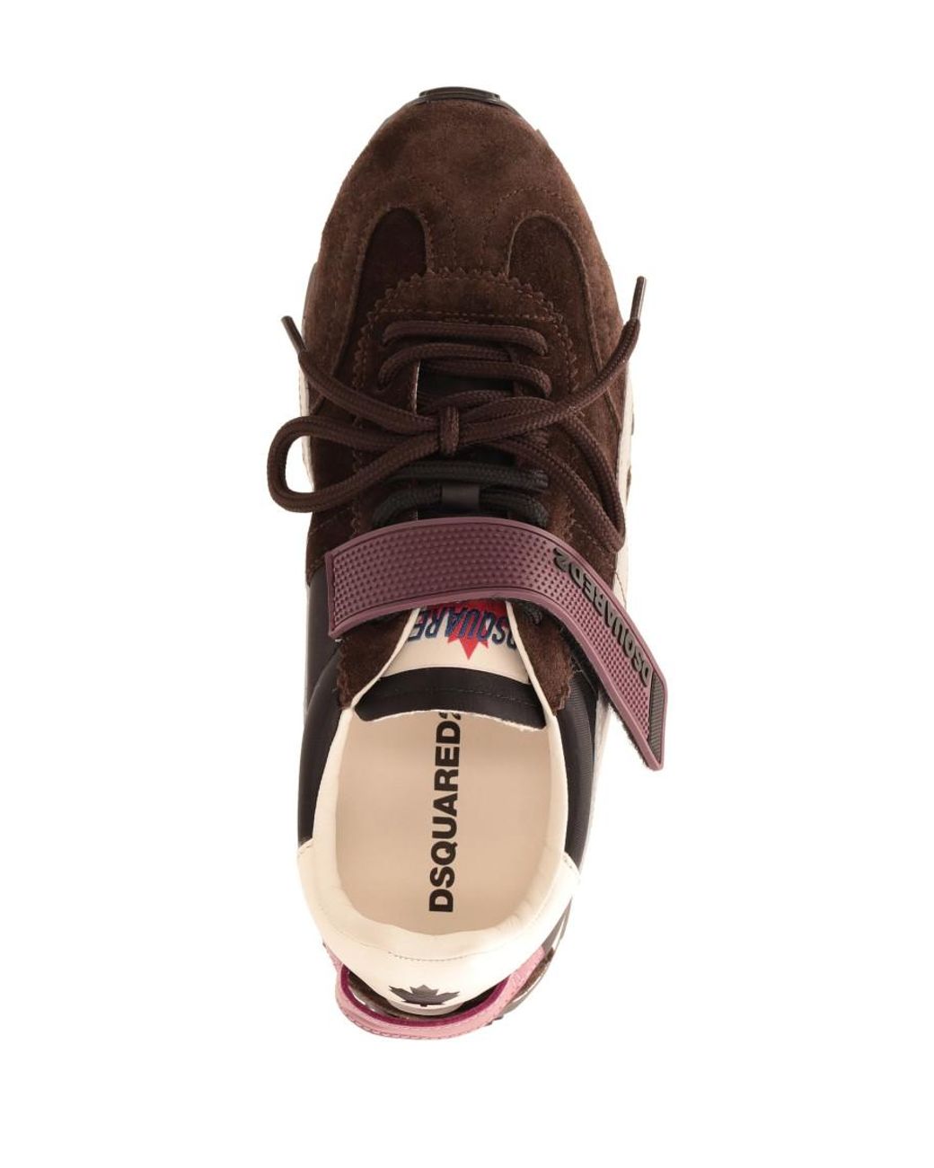 DSquared² Brown Logo Sneakers