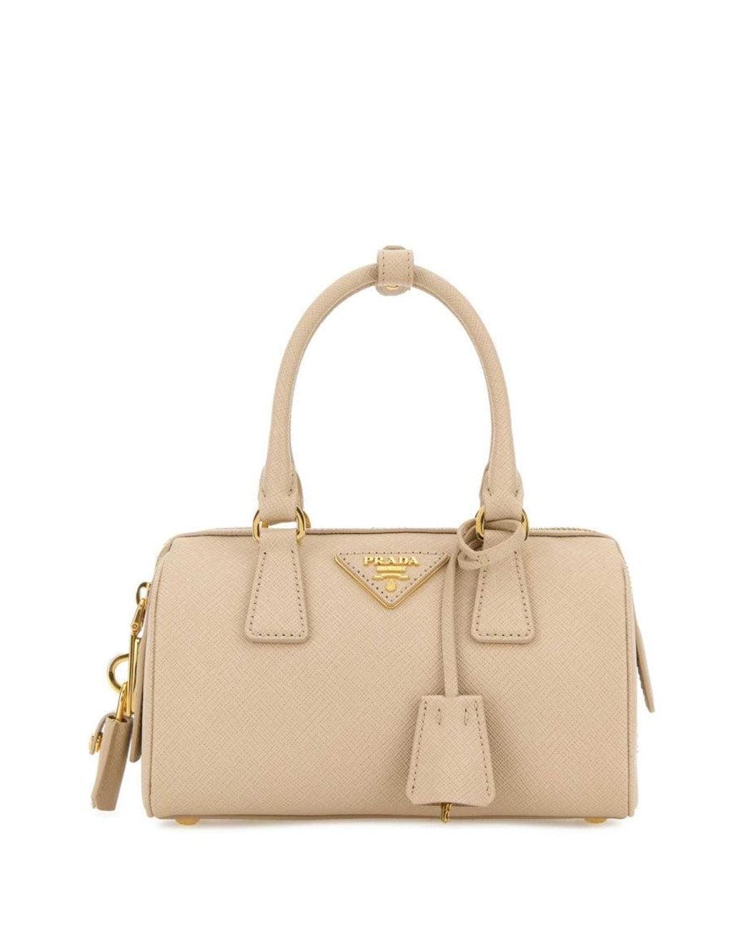 Prada Natural Logo Mini Satchel