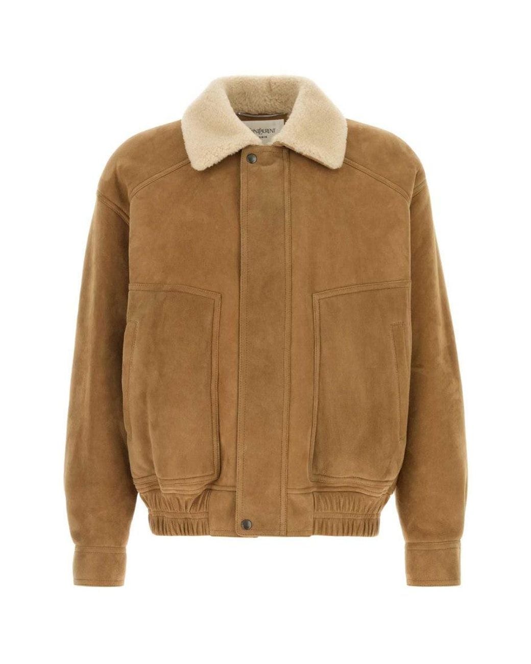 Saint Laurent Natural Shirt Collar Jacket for men