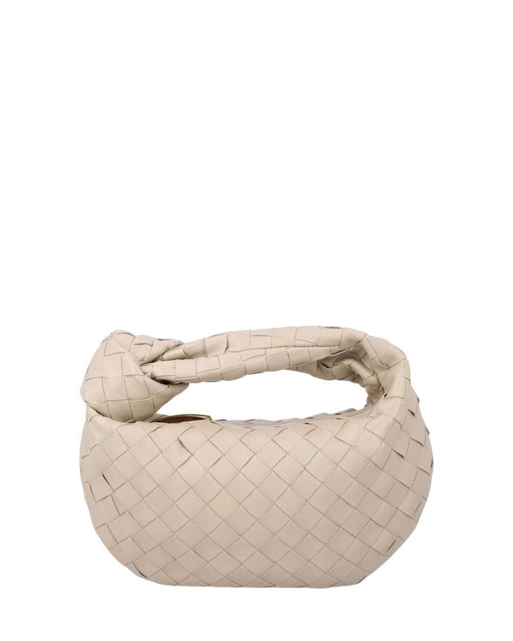 Bottega Veneta Natural Mini Jodie Mini Shoulder Bag