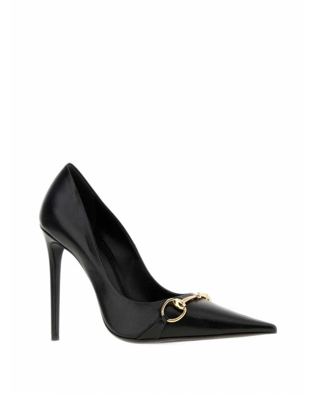 Gucci Black Horsebit Pumps