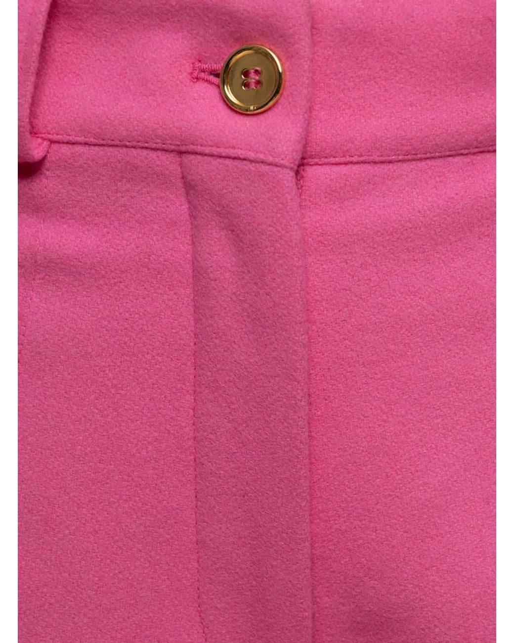 Patou Pink Regular Flared Pants