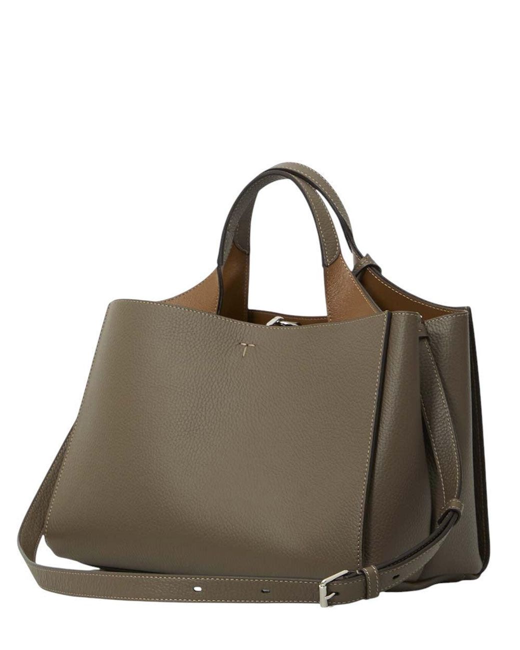 Tod's Brown T Timeless Small Tote