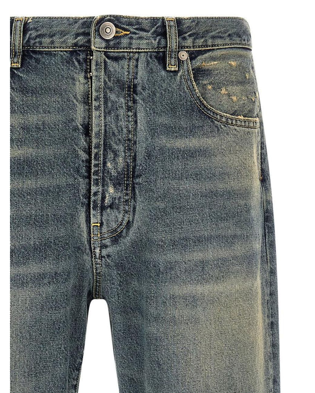 Maison Margiela Blue Mid Rise Jeans for men