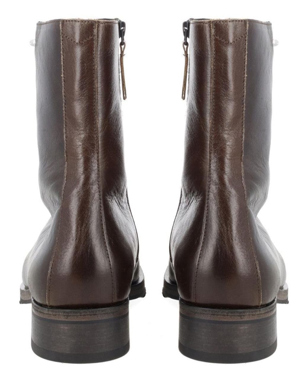 Our Legacy Brown Leather Boots for men