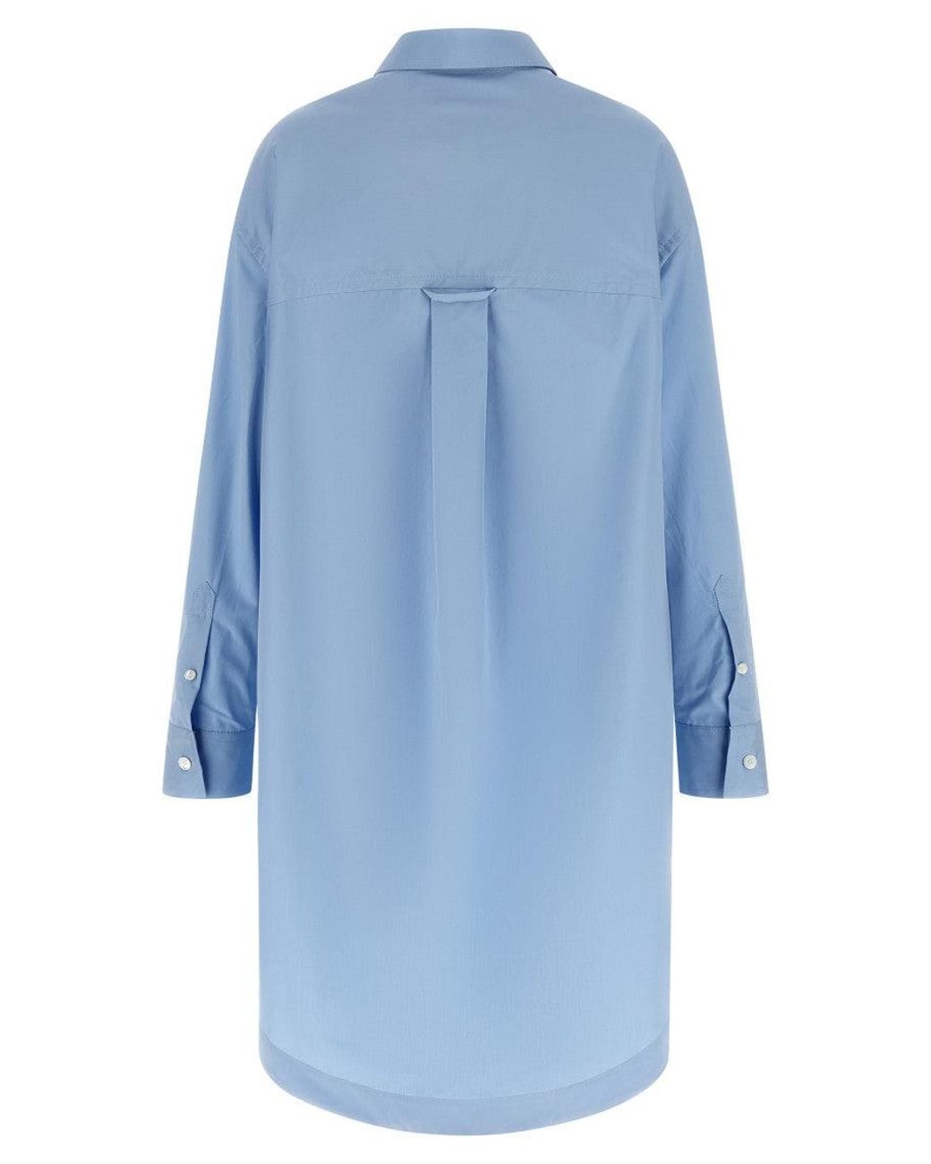 AMI Blue 'Ami De Coeur' Shirt Dress