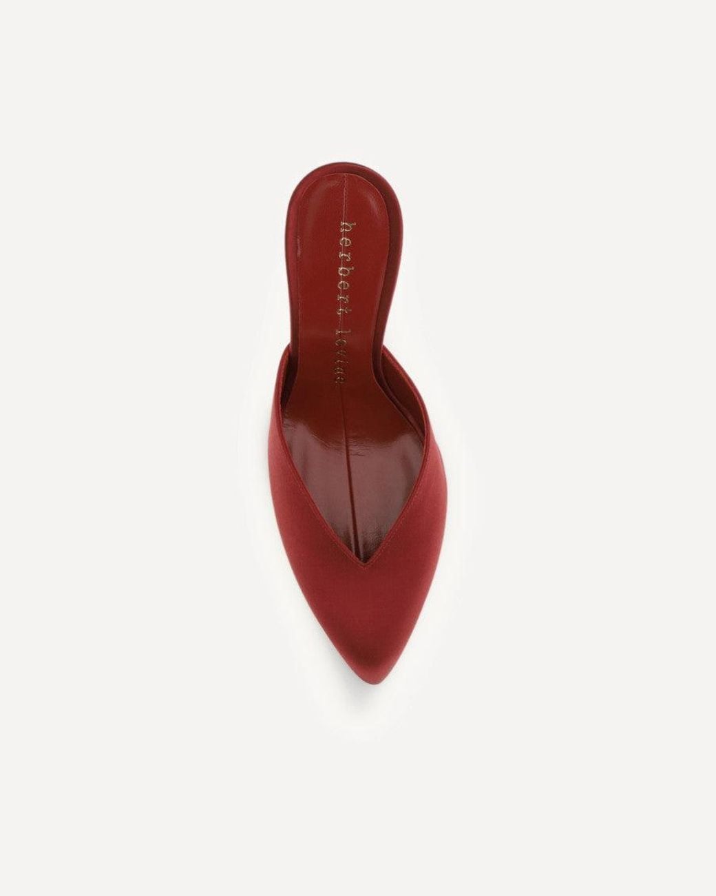 Herbert Levine Red Slip-On Mules