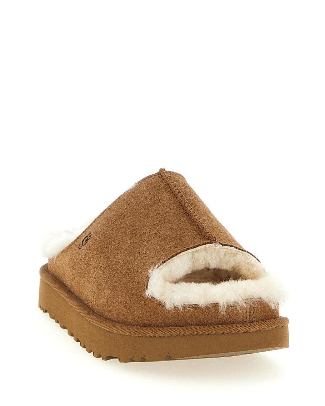 Ugg Brown Suede Slides
