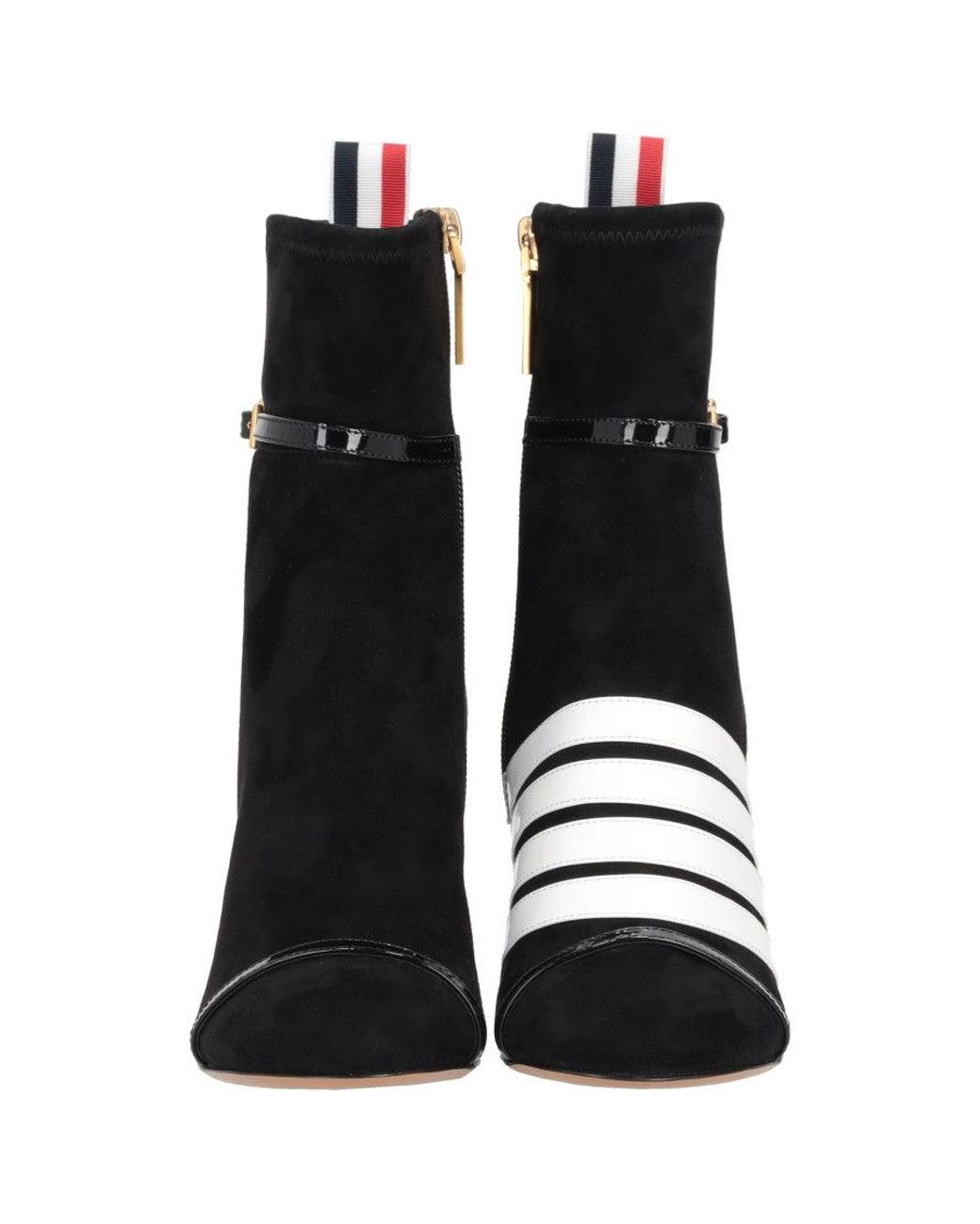 Thom Browne Black Solid Pointed Toe Boots