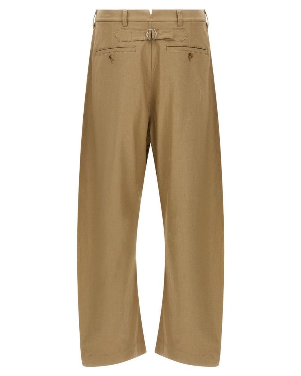 Comme des Garçons Natural Curved Leg Pants for men