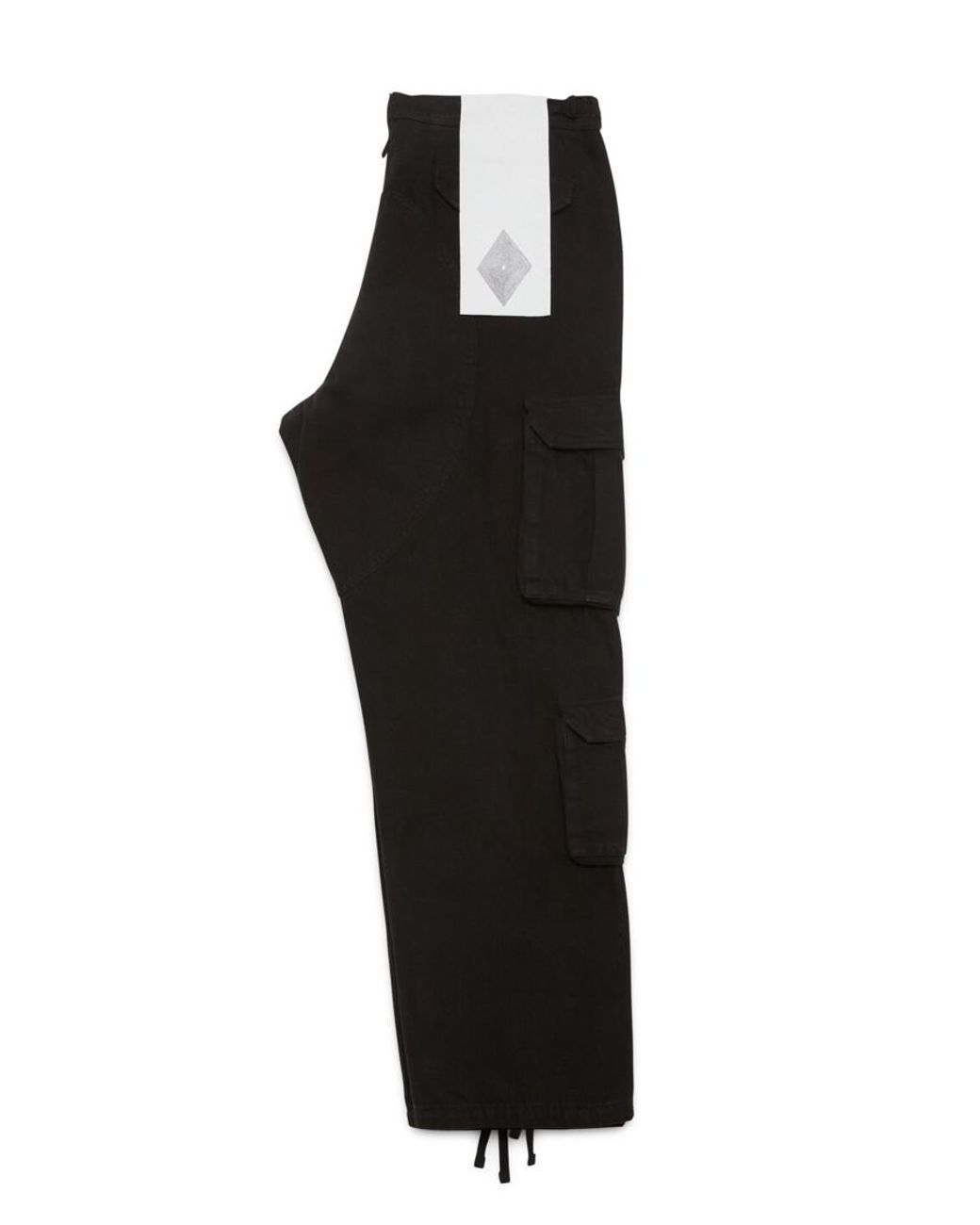 AMISH Black Cargo Trousers for men