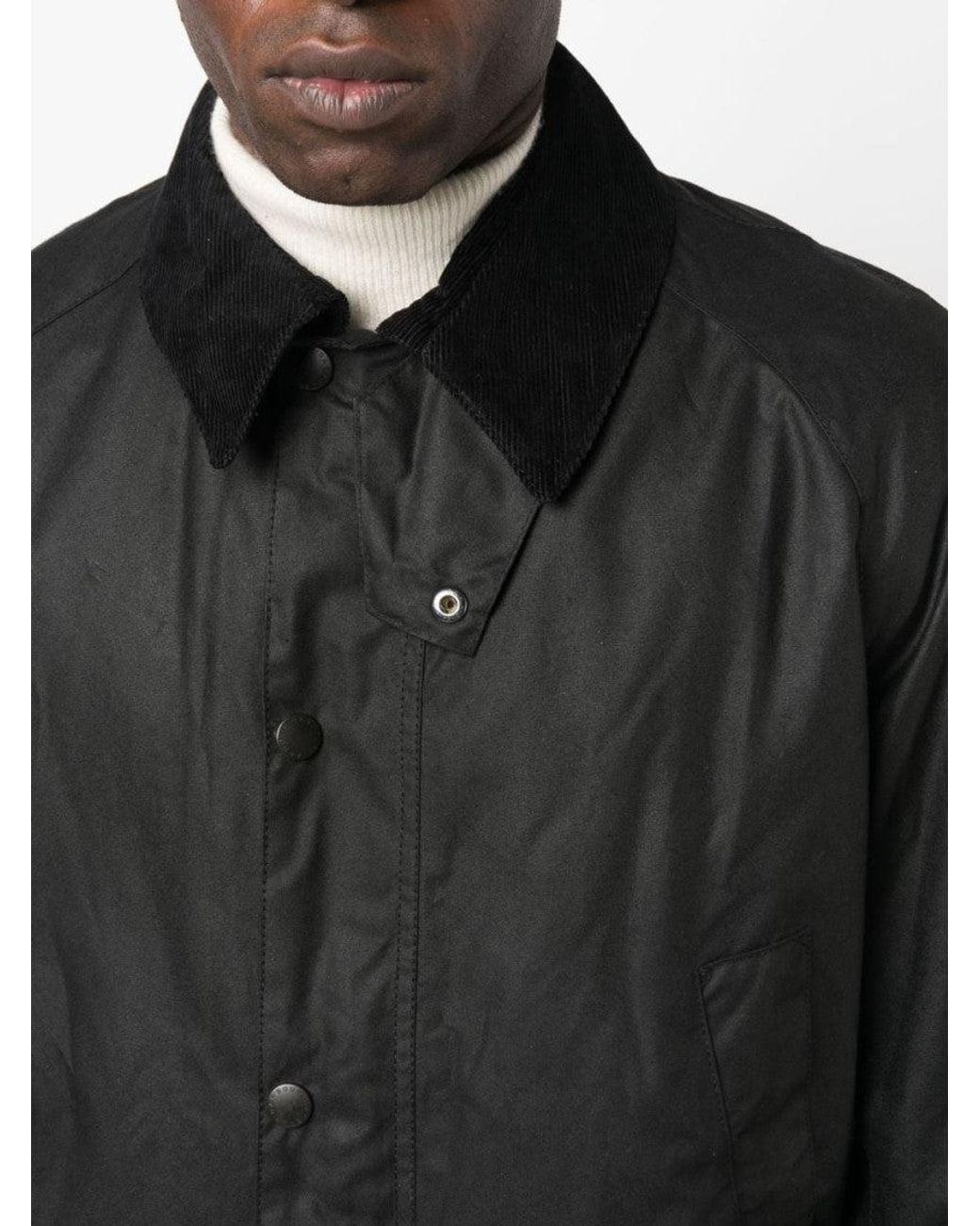 Barbour Black Embroidered Logo Jacket for men