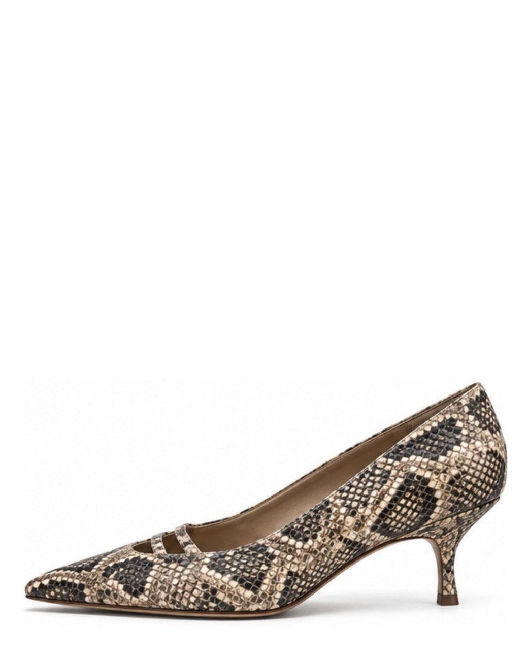 Gia Borghini Brown Printed Gigi Pumps