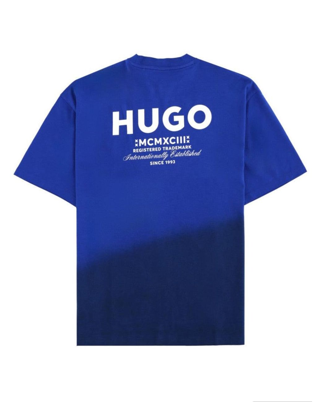 HUGO Blue T-Shirt Nalono for men