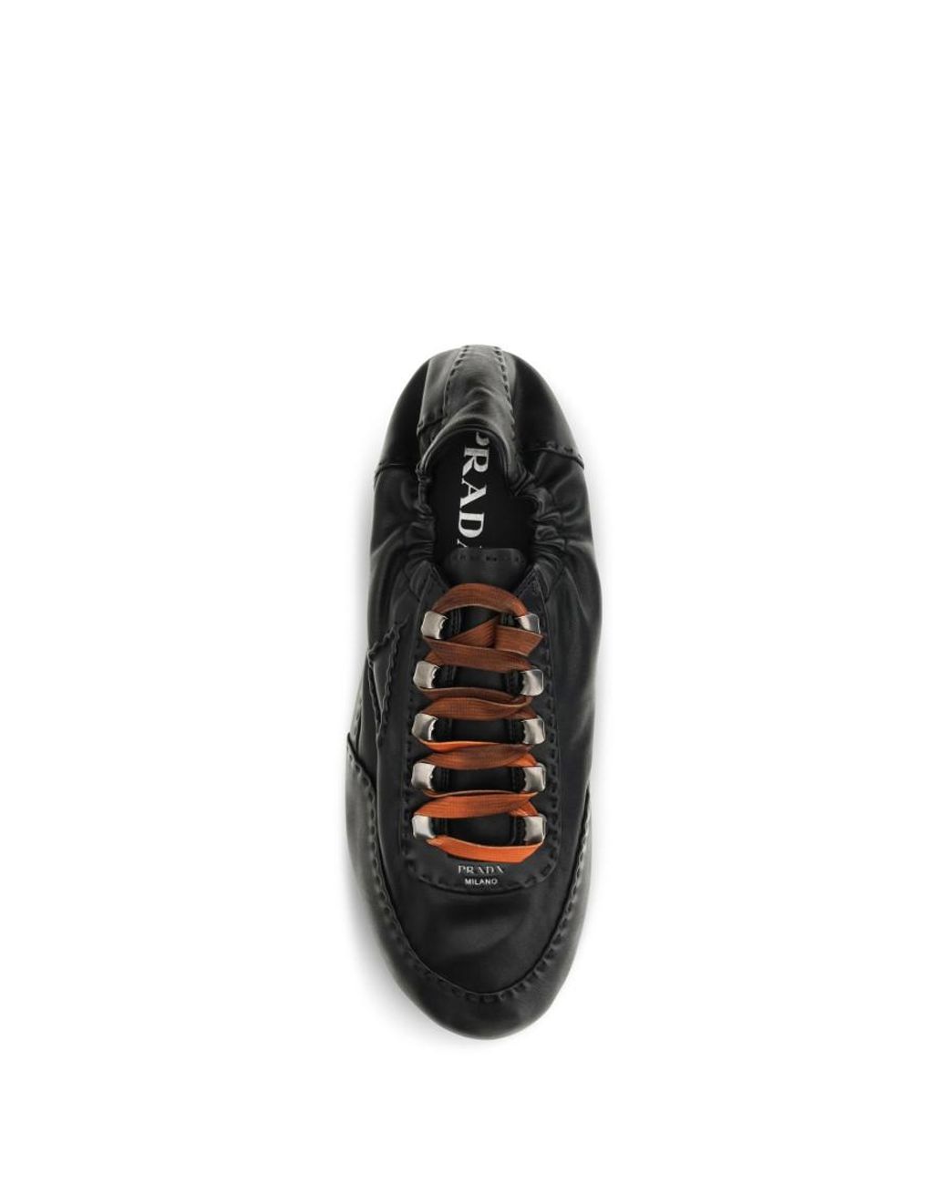 Prada Black Collapse Sneakers for men