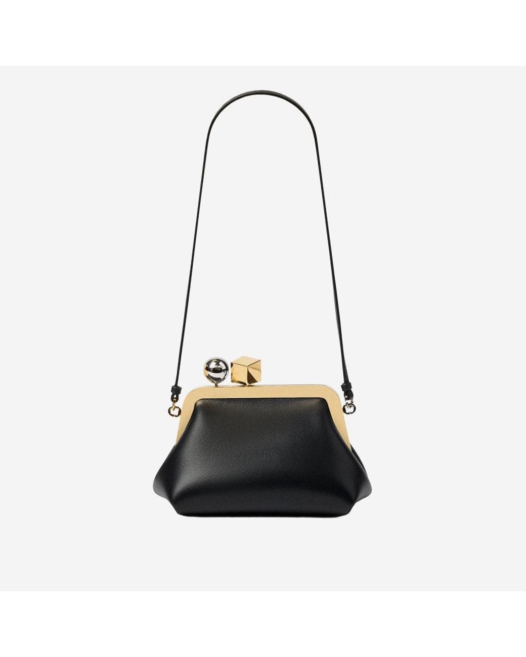 Jacquemus Black Berlingot Clutch