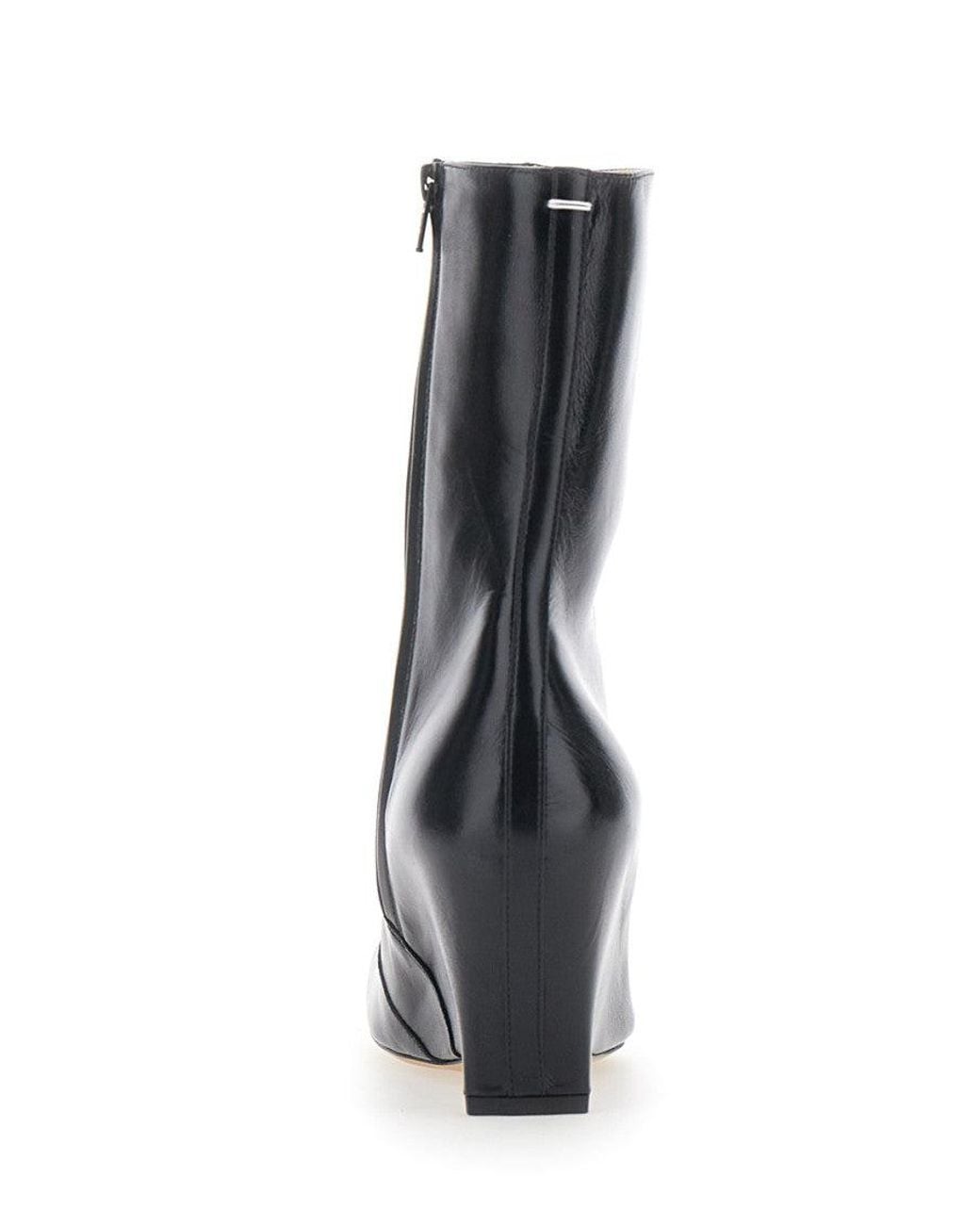 Maison Margiela Black Pointed Ankle Boots