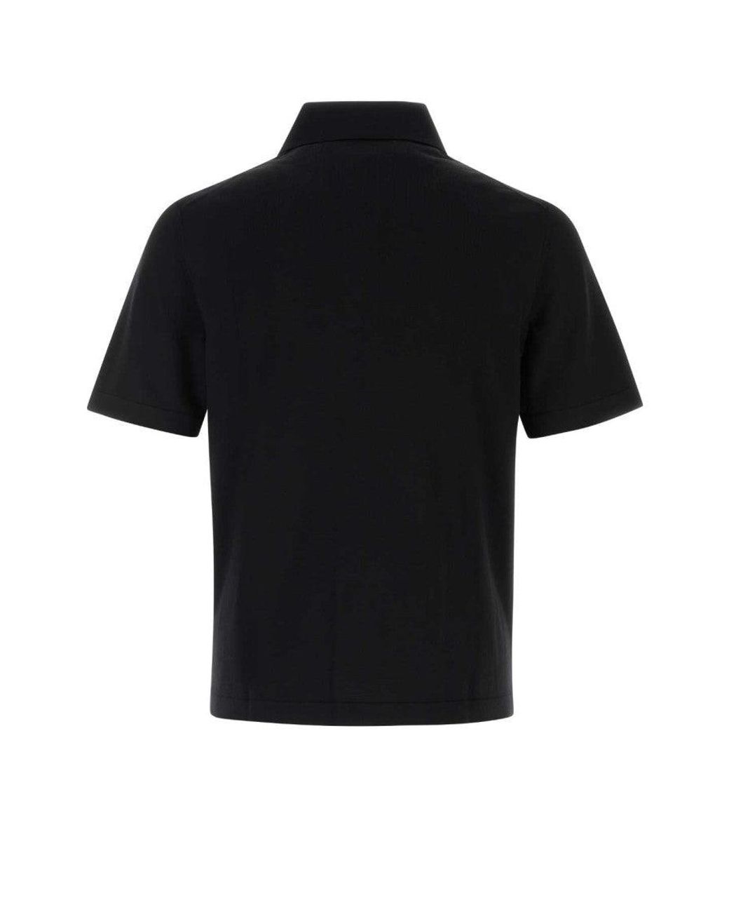 Burberry Black Short Sleeves Polo for men