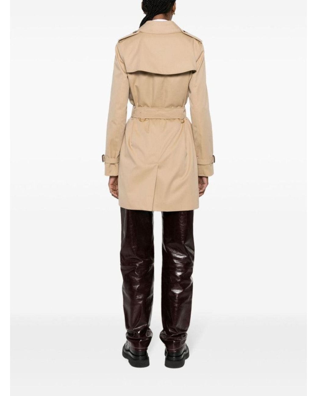 Burberry Natural Cotton Trench Coat