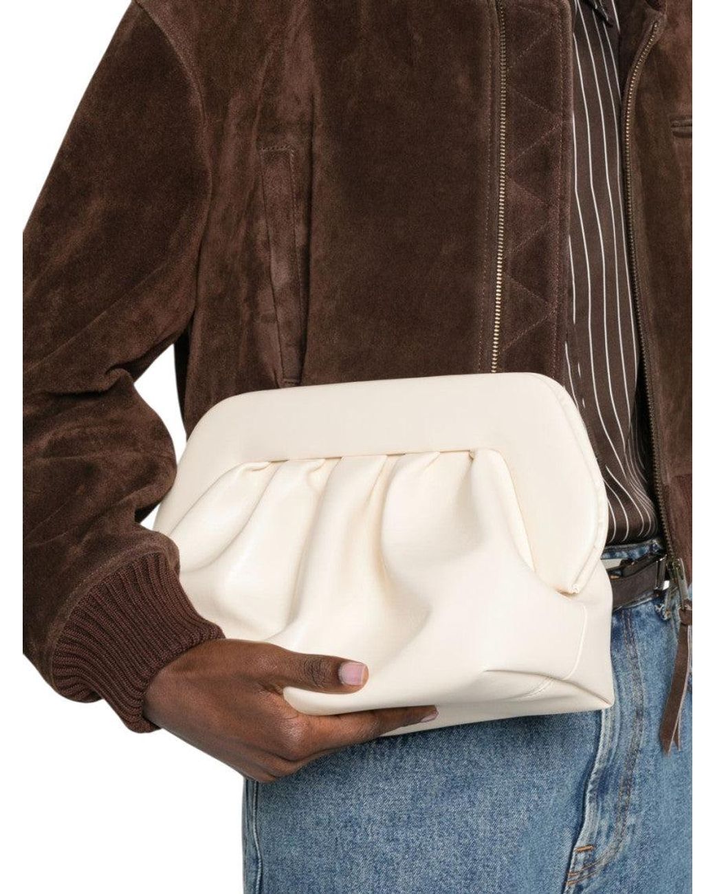 THEMOIRÈ Natural Light Cream Bios Clutch