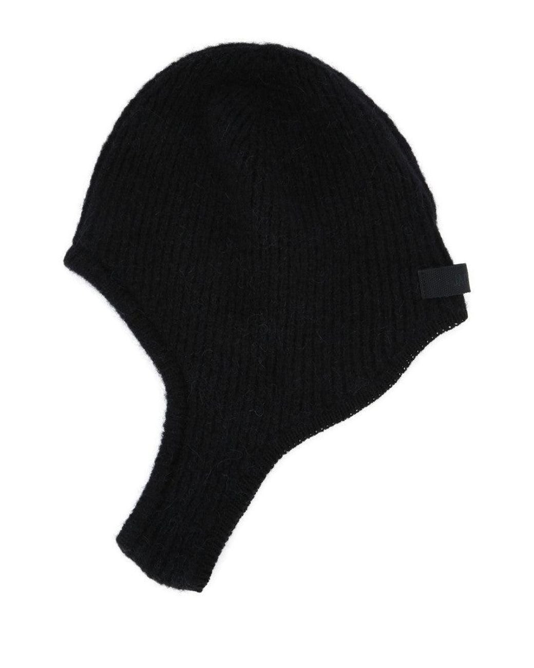 Jacquemus Black Textured Balaclava Cap