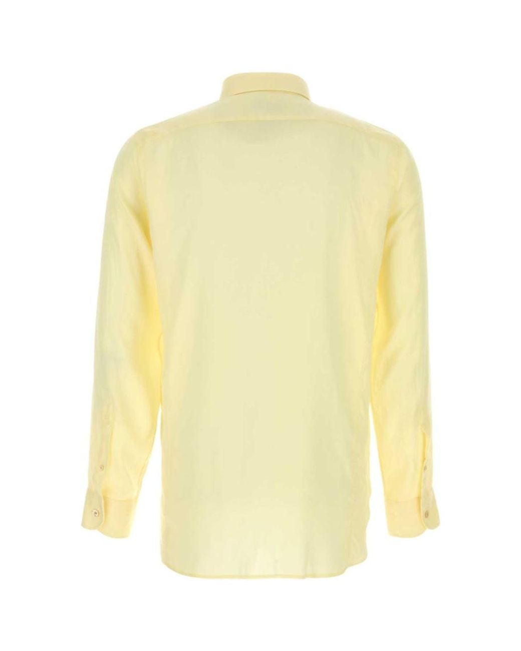 Tom Ford Yellow Regular Solid Shirt for men