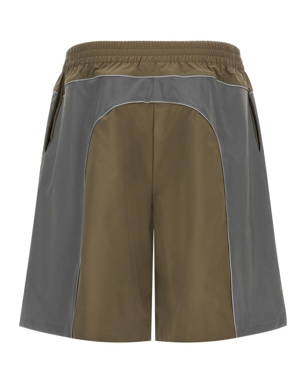Balenciaga Green Elasticated Shorts for men