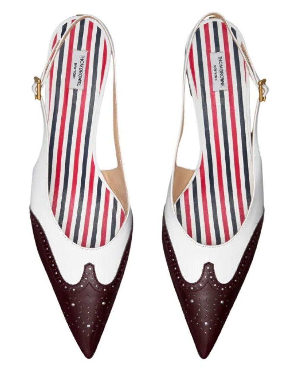 Thom Browne Black Slingback Pumps