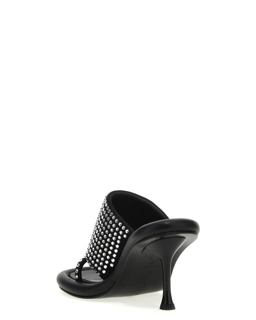 J.W. Anderson Black Bumber Crystal Heels