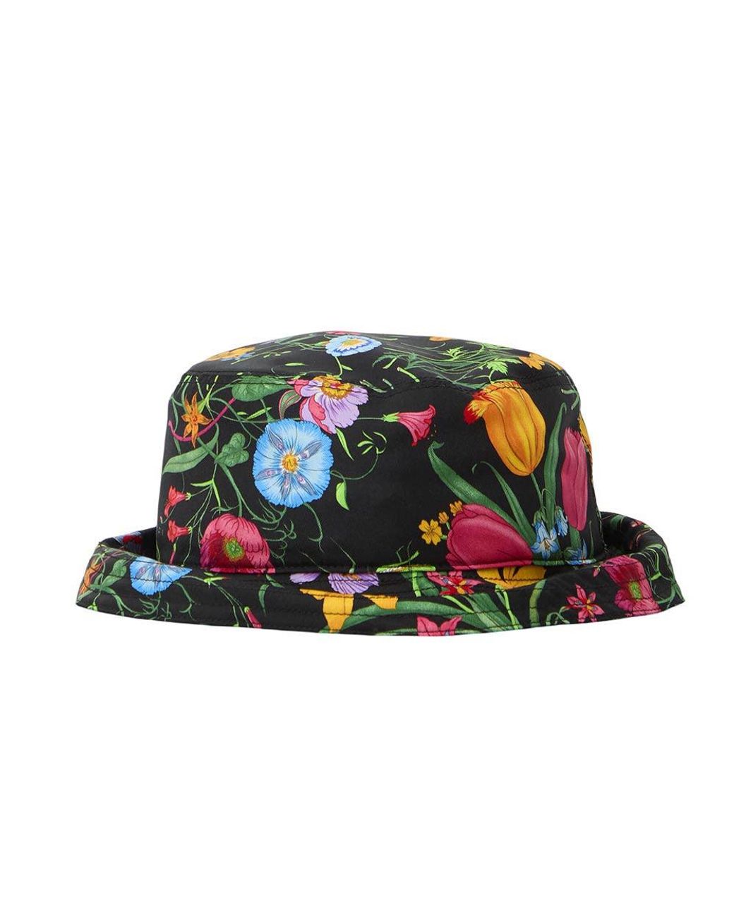 Gucci Green Floral Bucket Hat