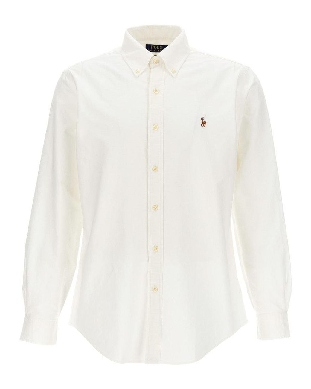 Polo Ralph Lauren White Regular Logo Shirt for men