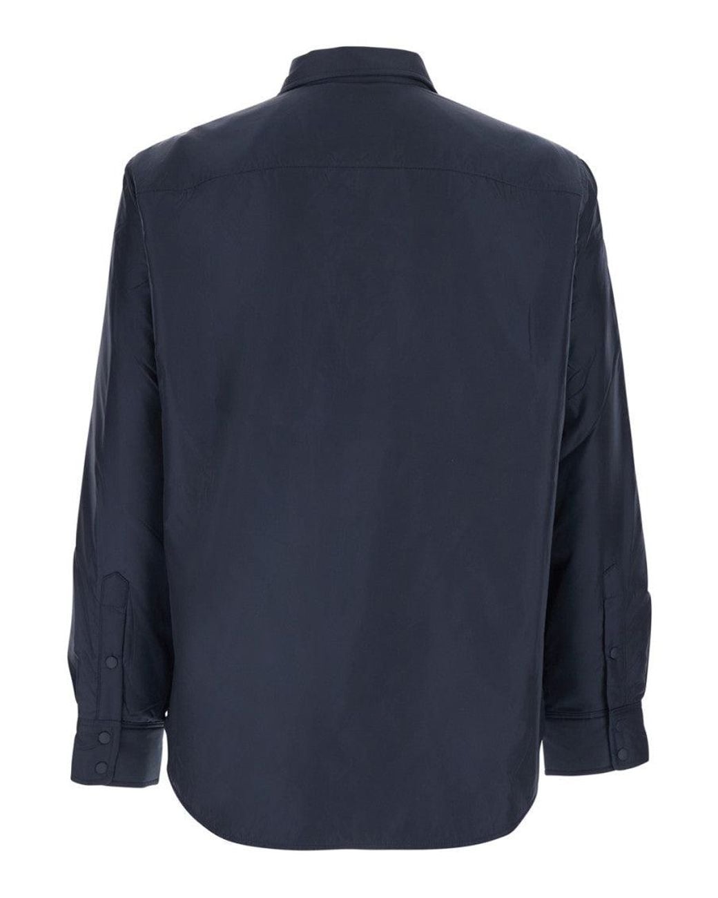 Aspesi Blue Regular Shirt Jacket for men