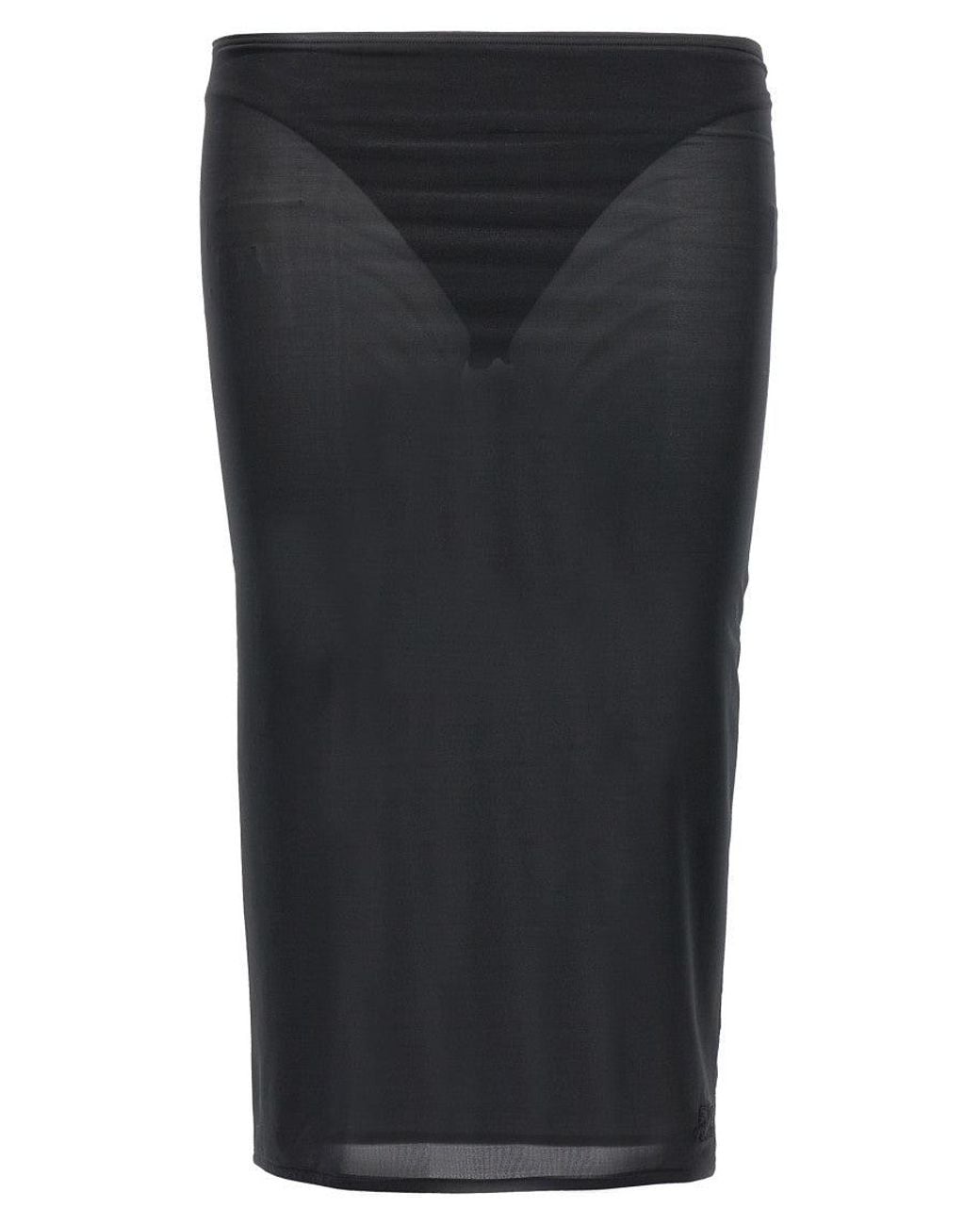 Courreges Black Second Skin Skirt