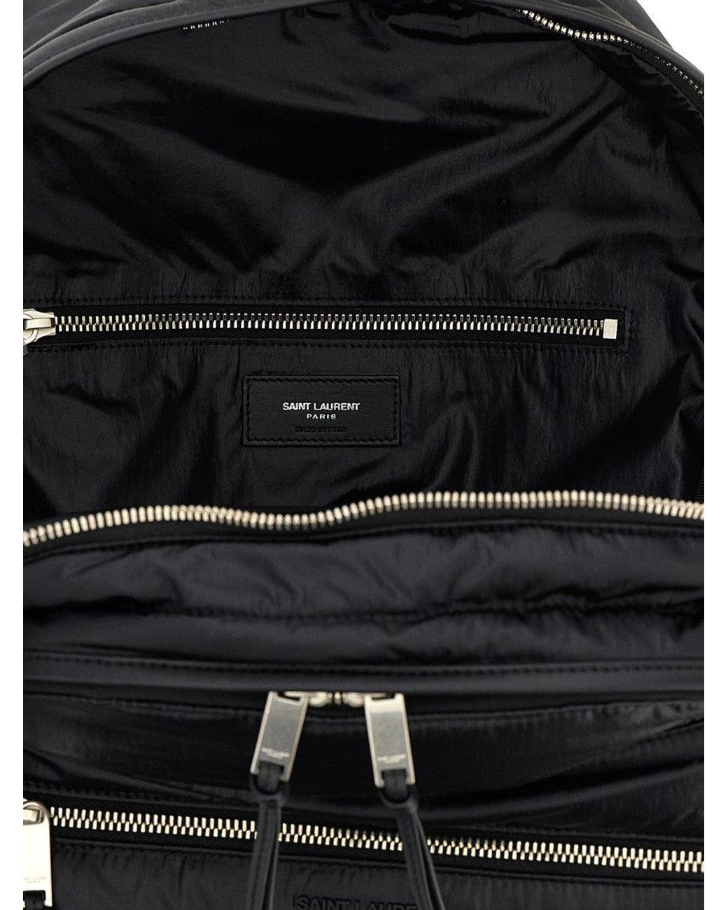 Saint Laurent Black City Backpack for men