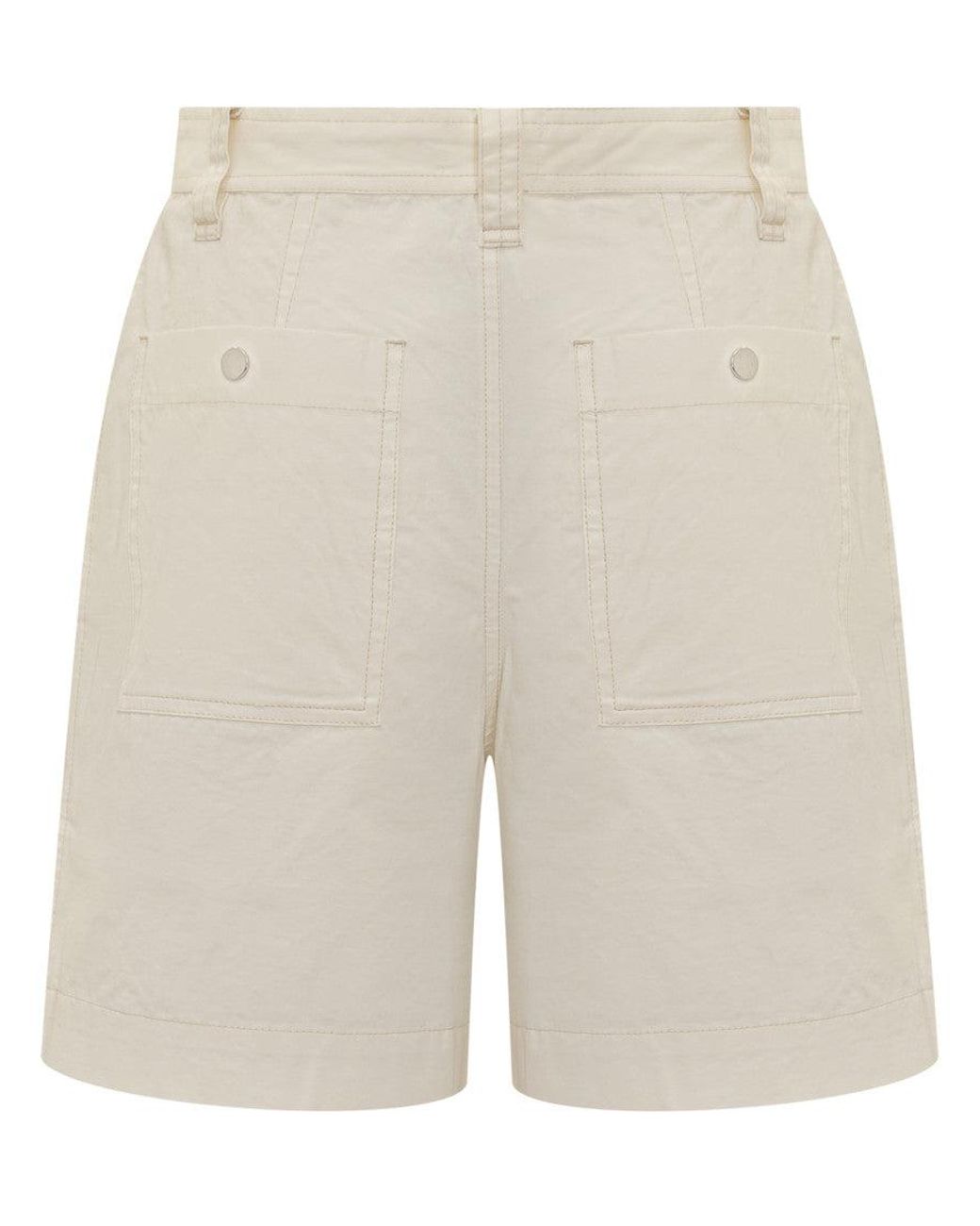 Isabel Marant Natural Mini Shorts For The Modern Wardrobe