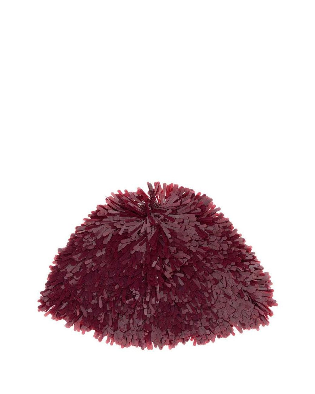 Alanui Red Bordeaux Polyvinyle Blend Sunset On Manhattan Beanie Hat